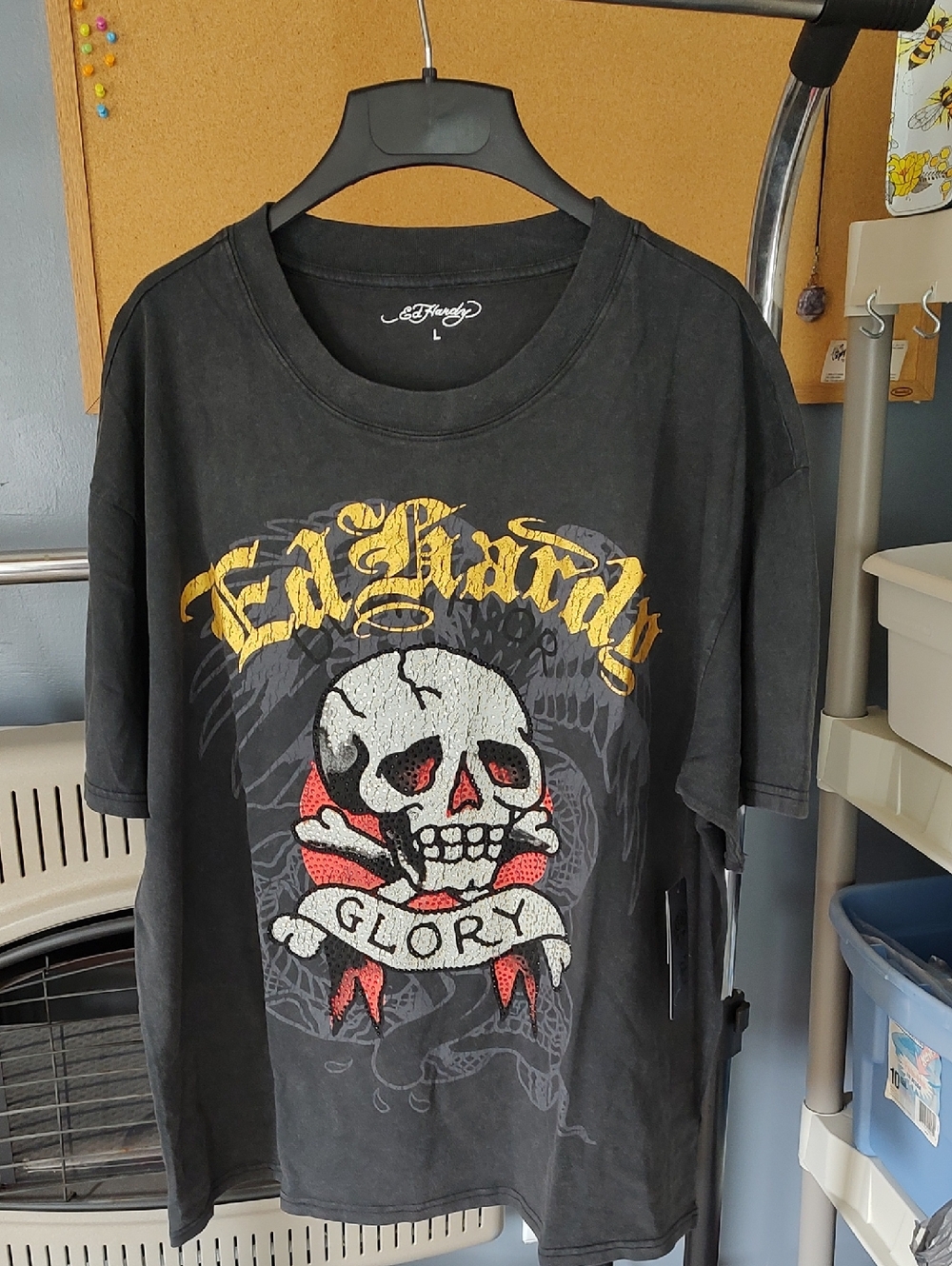 Ed Hardy New T-shirt  Unisex